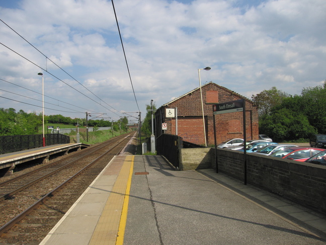 South Elmsall platform 2 looking
east