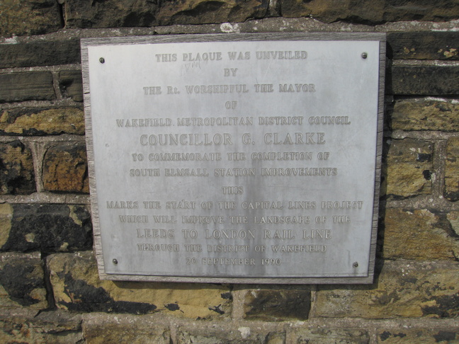 South Elmsall plaque