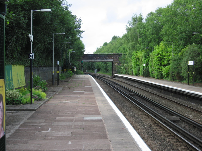 Spital platform 2 looking north