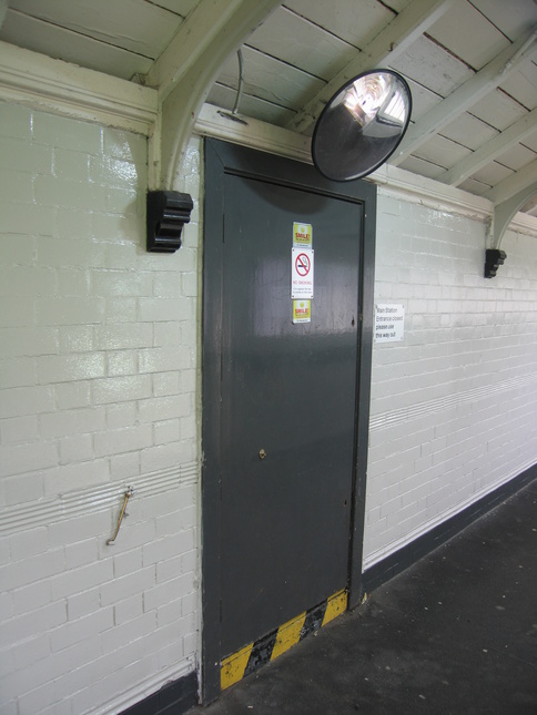 Spital footbridge door internal