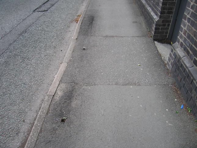 Spital footbridge door
pavement