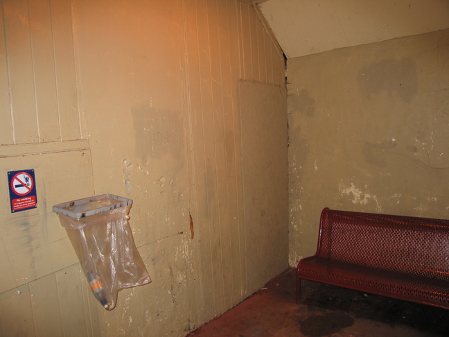 Inside Stocksmoor platform 1 shelter