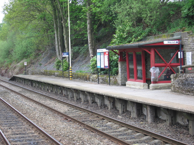 Stocksmoor platform 2 seen from
platform 1