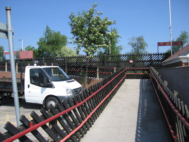 Streethouse car park
entrance