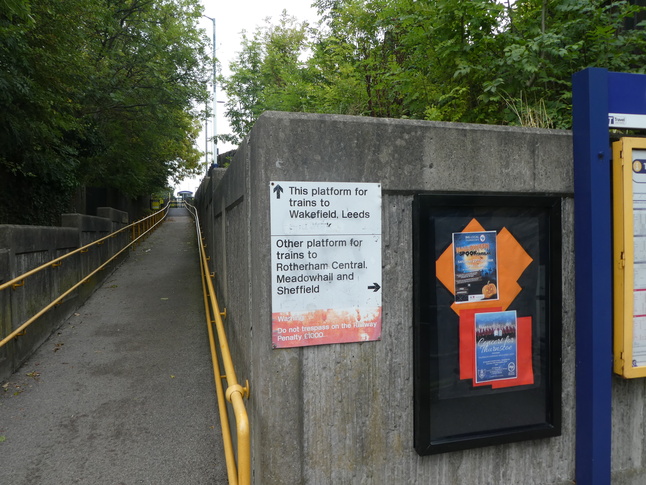 Thurnscoe platform 1 ramp