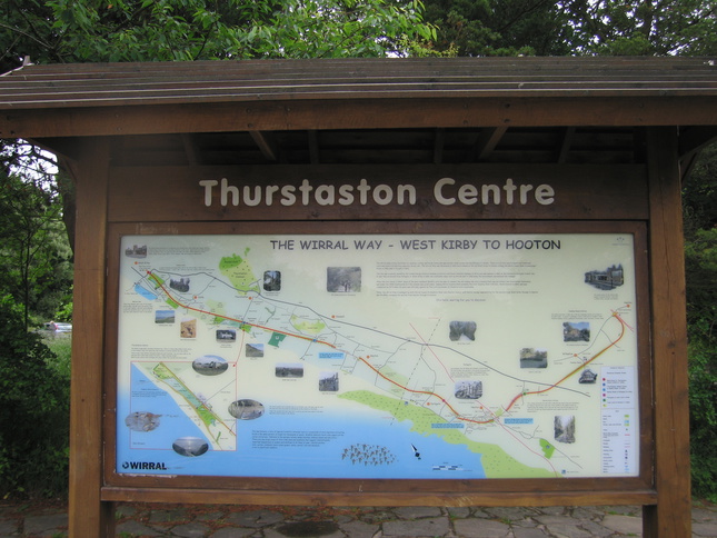 Thurstaston Centre sign