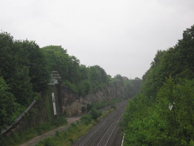 Wavertree
Technology Park from bridge looking east
