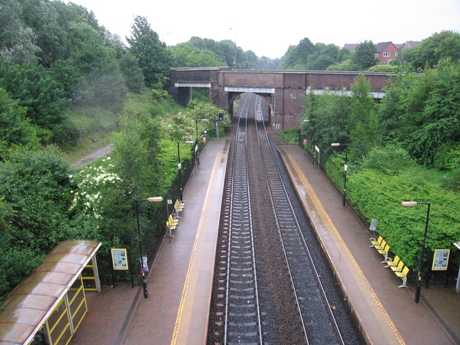 Wavertree
Technology Park from footbridge looking east
