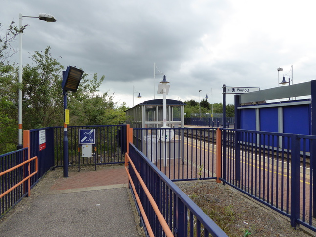 Whitwell platform 2 entrance