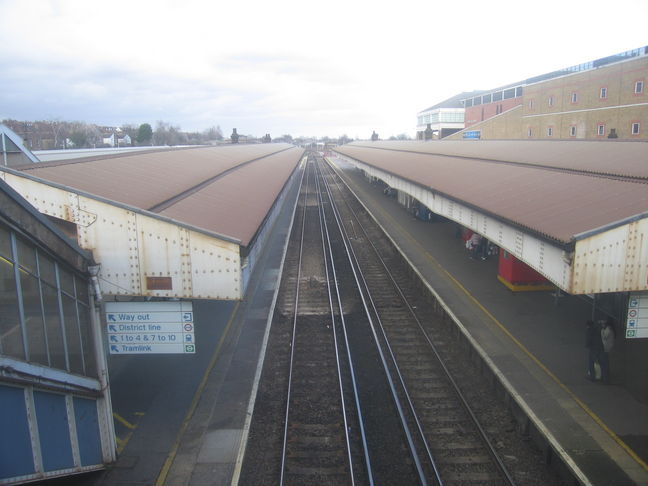 Wimbledon from footbridge