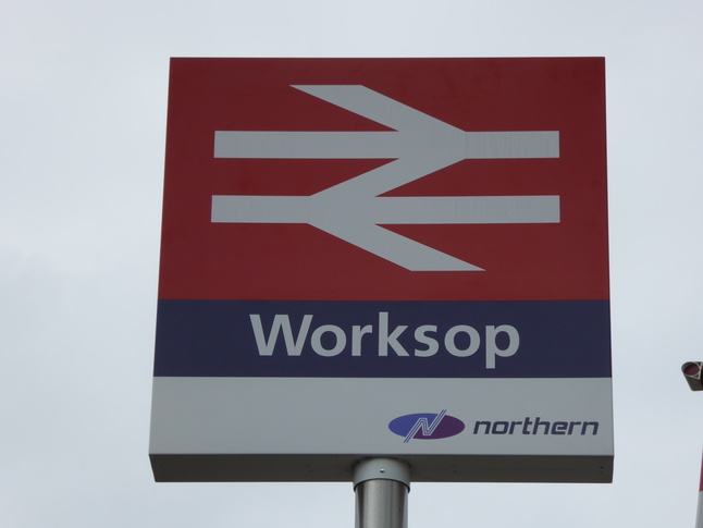 Worksop sign