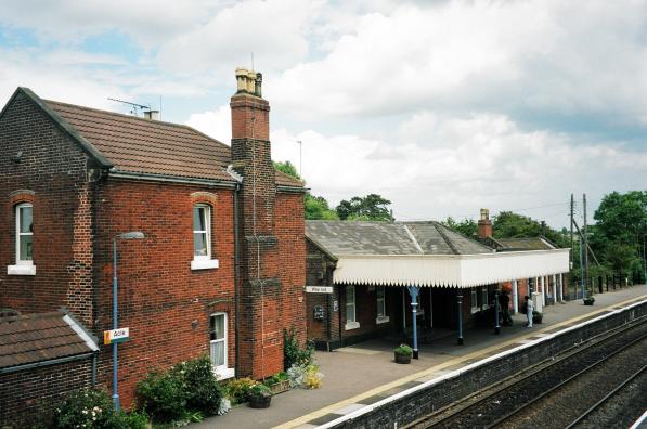 Acle, looking East from the footbridge