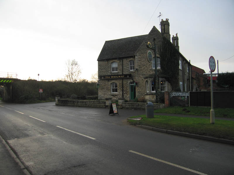 At the eastern end of the station approach road is the Railway pub