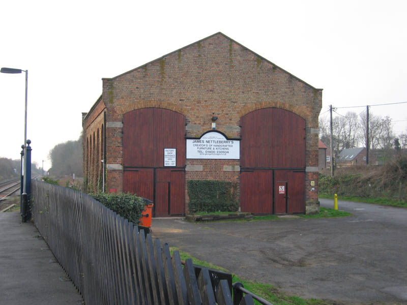 Next to the car park is an old goods shed, in use at the time of my visit for handcrafted furniture