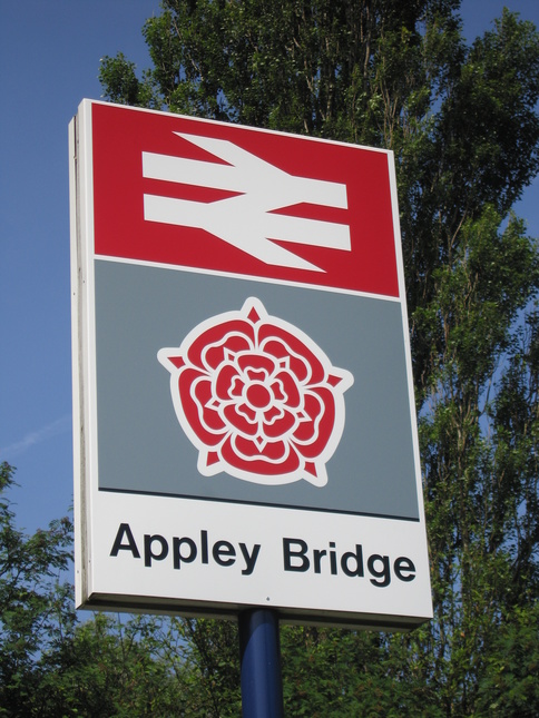 Appley Bridge sign
