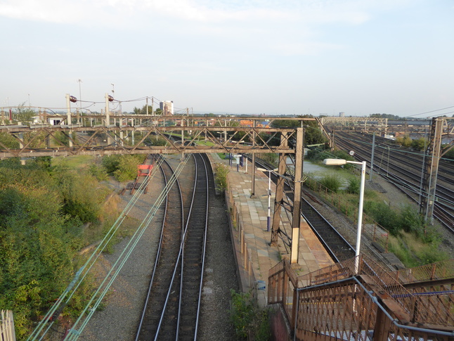 Ardwick, looking east from the footbridge