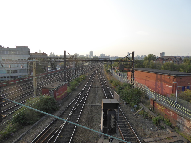 Ardwick, looking west from the footbridge