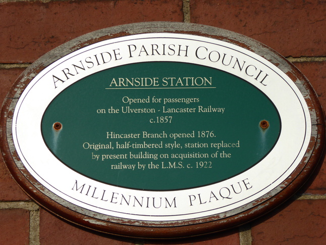 Arnside plaque