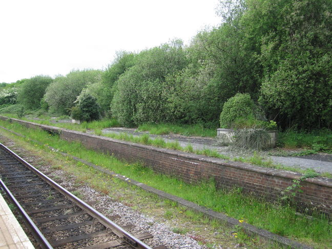 Axminster disused platform