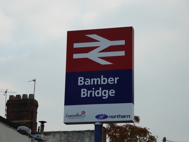 Bamber Bridge sign