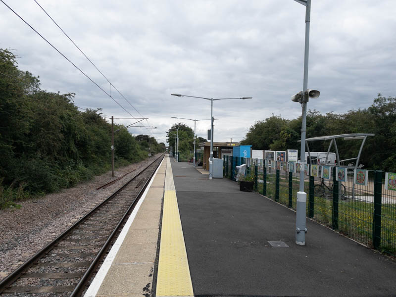 Battlesbridge platform seen from its eastern end.
