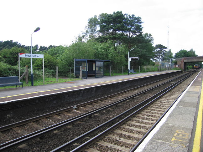 Beaulieu Road platform 1