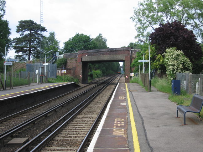 Beaulieu Road platform 2 looking
north