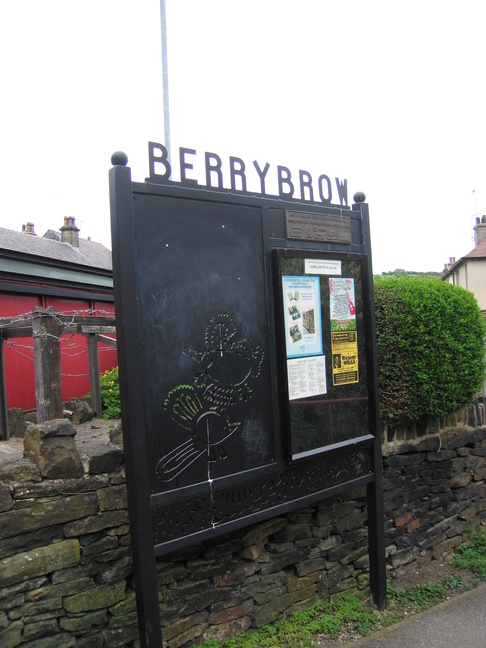 Berry Brow noticeboard