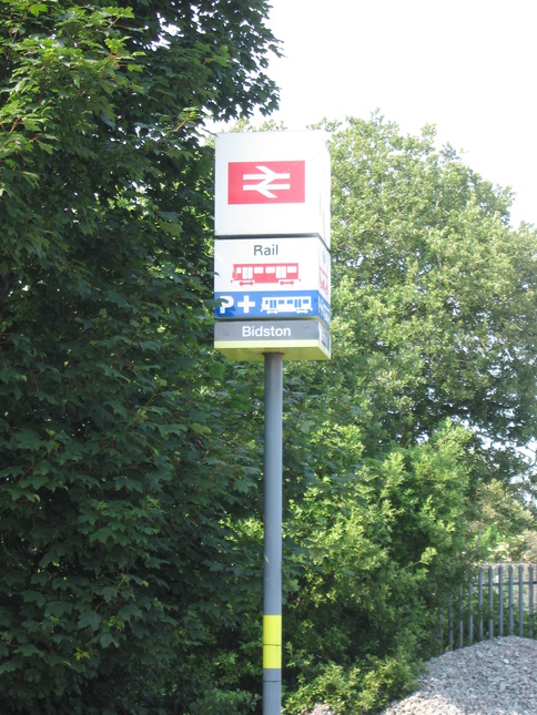 Bidston sign