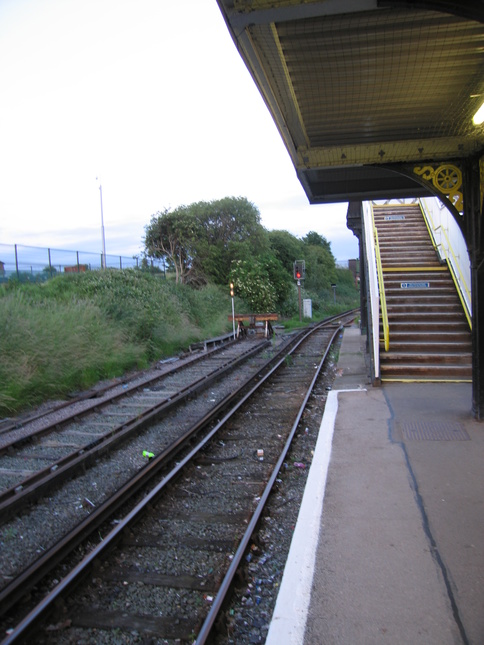 Birkenhead North platform 1
looking east