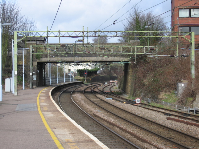 Bishops Stortford platform 1
looking north