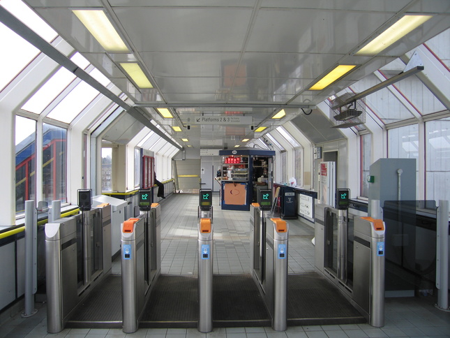 Bishops Stortford inside
footbridge