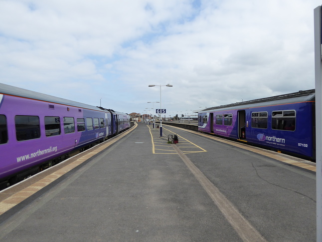 Blackpool North platforms 5 and
6 looking east