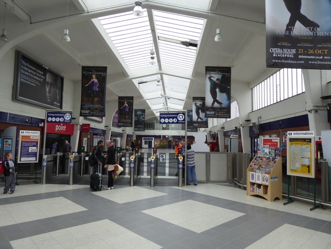 Blackpool north concourse
looking north