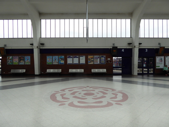 Blackpool North concourse rose