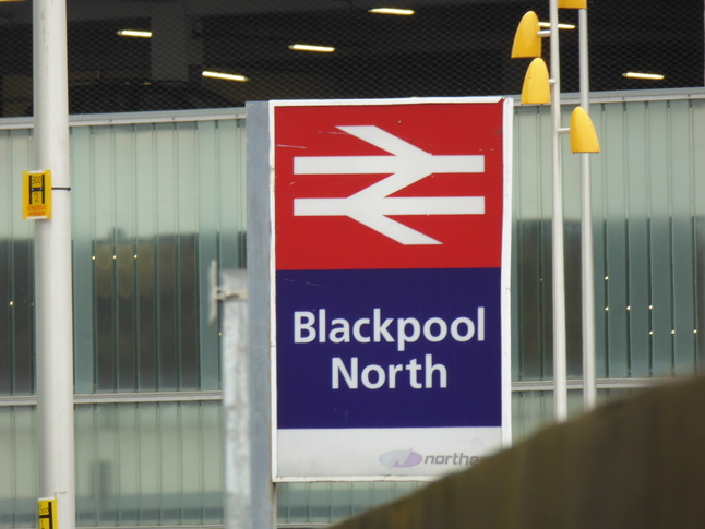 Blackpool North sign