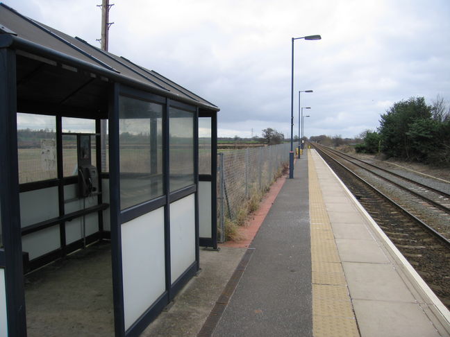 Bleasby eastbound platform