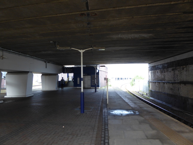 Bolton platform 1 under bridge