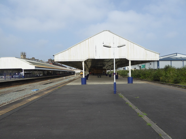 Bolton platforms 2 and 3 canopy end