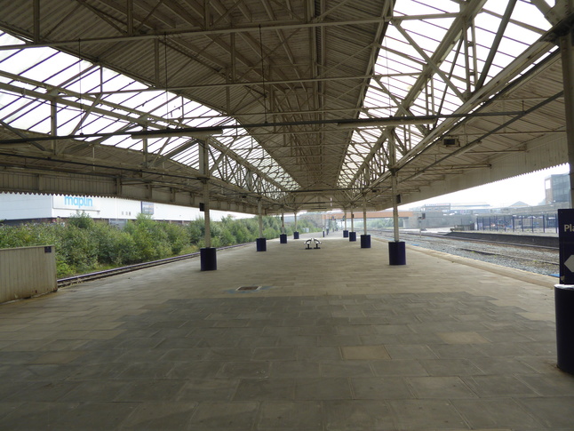 Bolton platforms 2 and 3 under the canopy