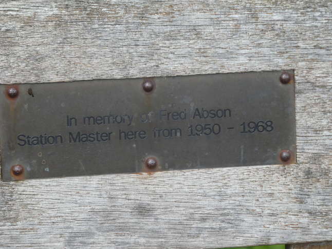 Bolton-upon-Dearne bench plaque