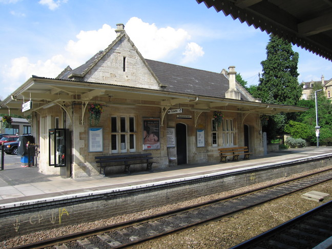 Bradford-on-Avon building
seen from platform 1