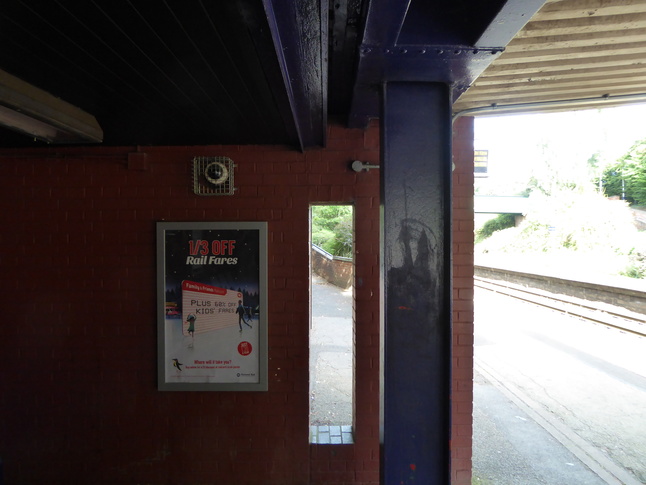 Brinnington platform 1 shelter slot