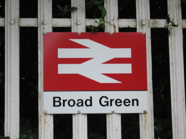 Broad Green platform 2 sign