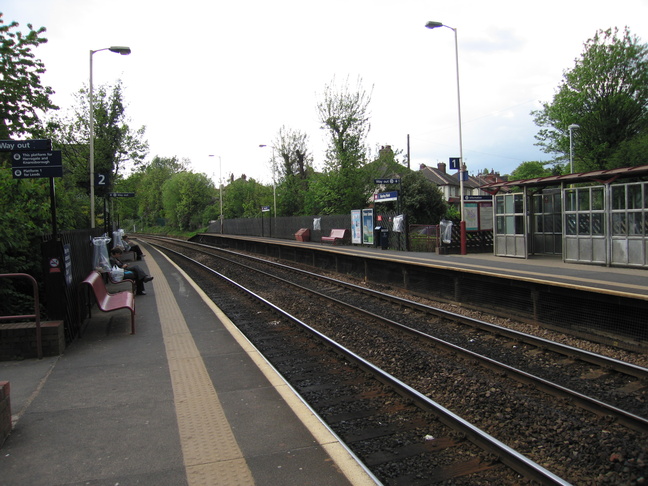 Burley Park platform 2 looking
north