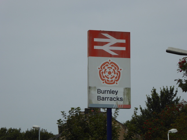 Burnley Barracks sign