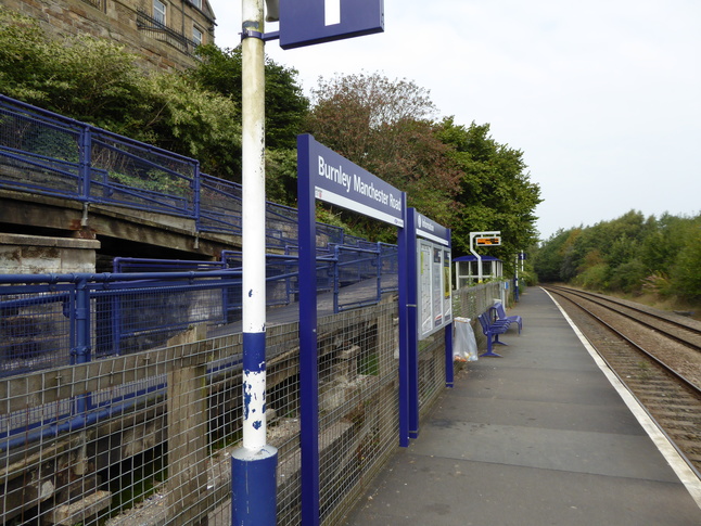 Burnley Manchester Road
platform 1