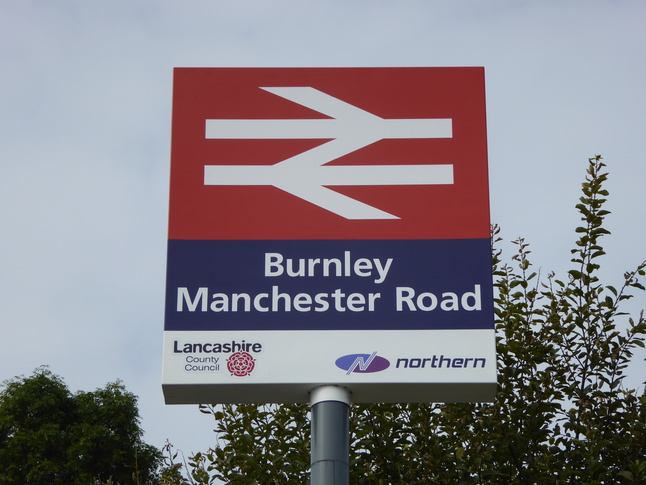 Burnley Manchester Road
sign