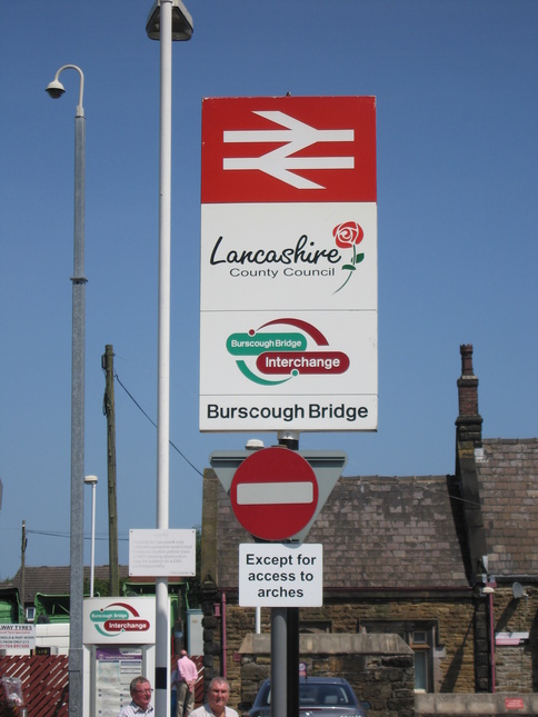 Burscough Bridge sign