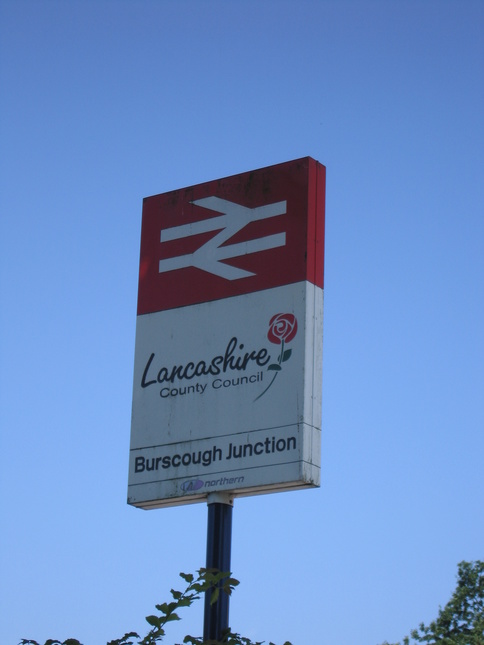 Burscough Junction sign